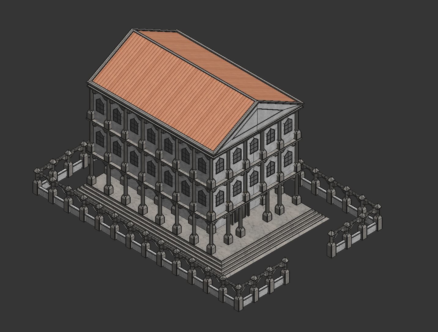 ROMAN HOUSE 3D model_14