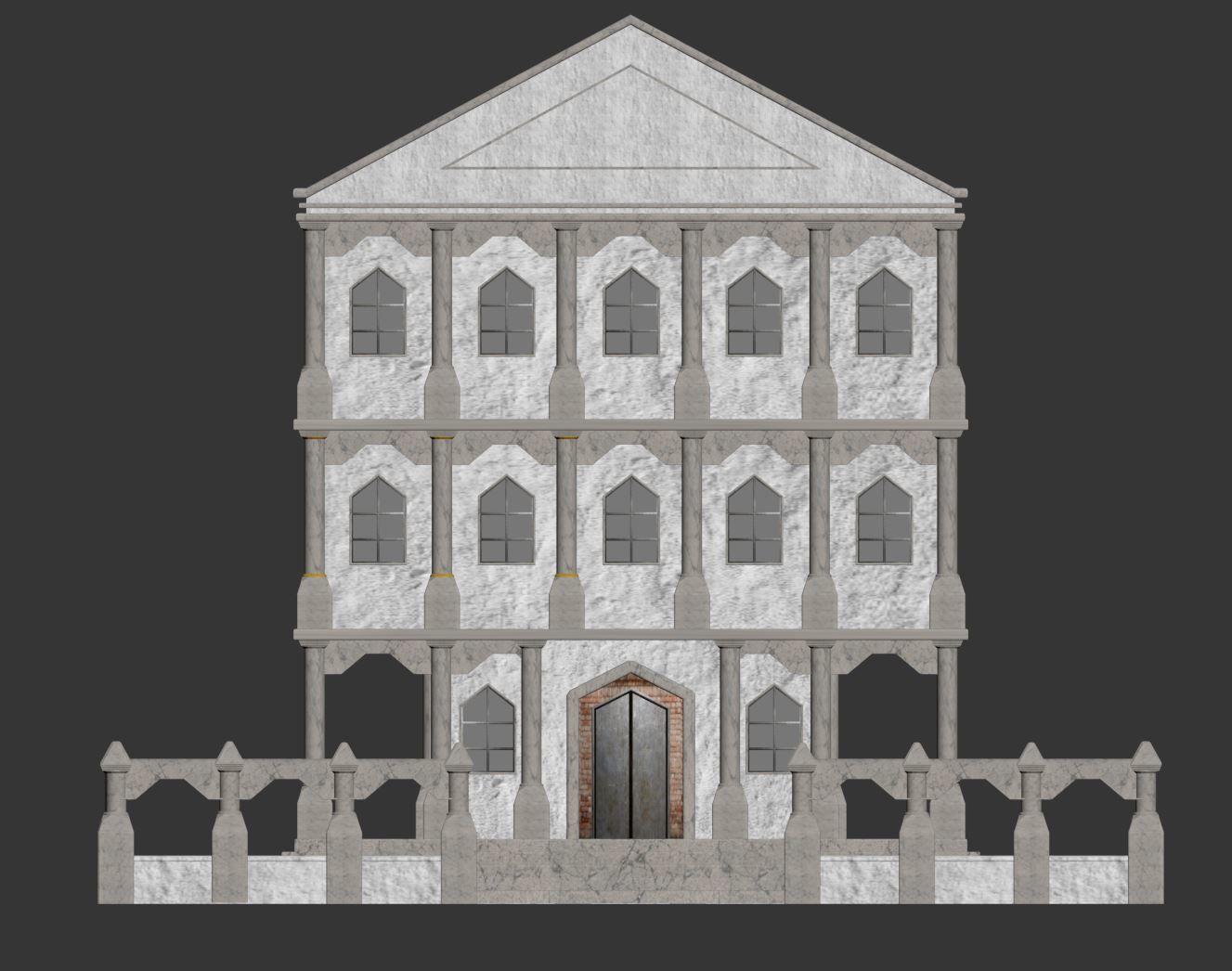 ROMAN HOUSE 3D model_1