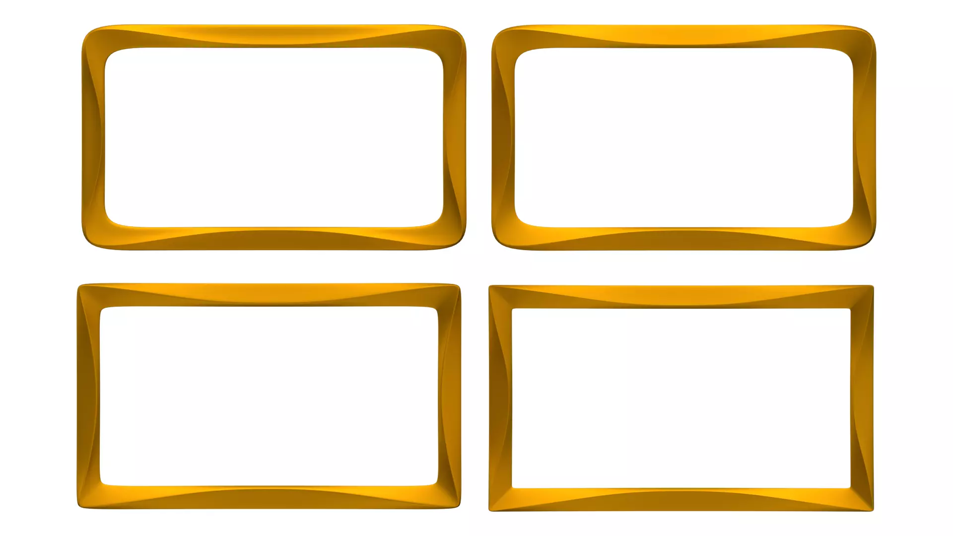 frames golden frame Free 3D model