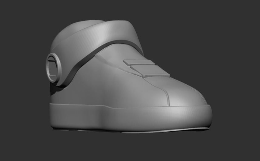 Hot Toys style Clone Trooper boot 3D print model_5