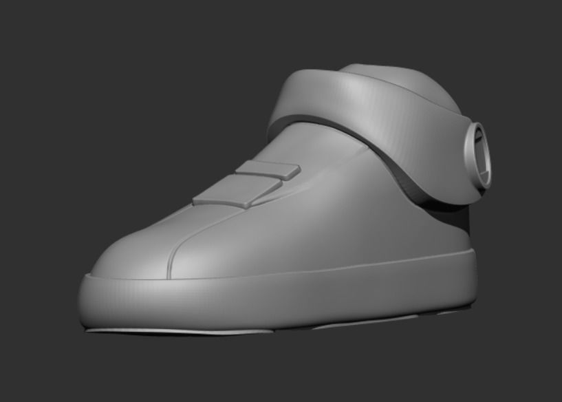 Hot Toys style Clone Trooper boot 3D print model_1
