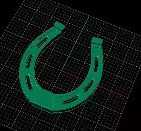 horse shoe 3d model 