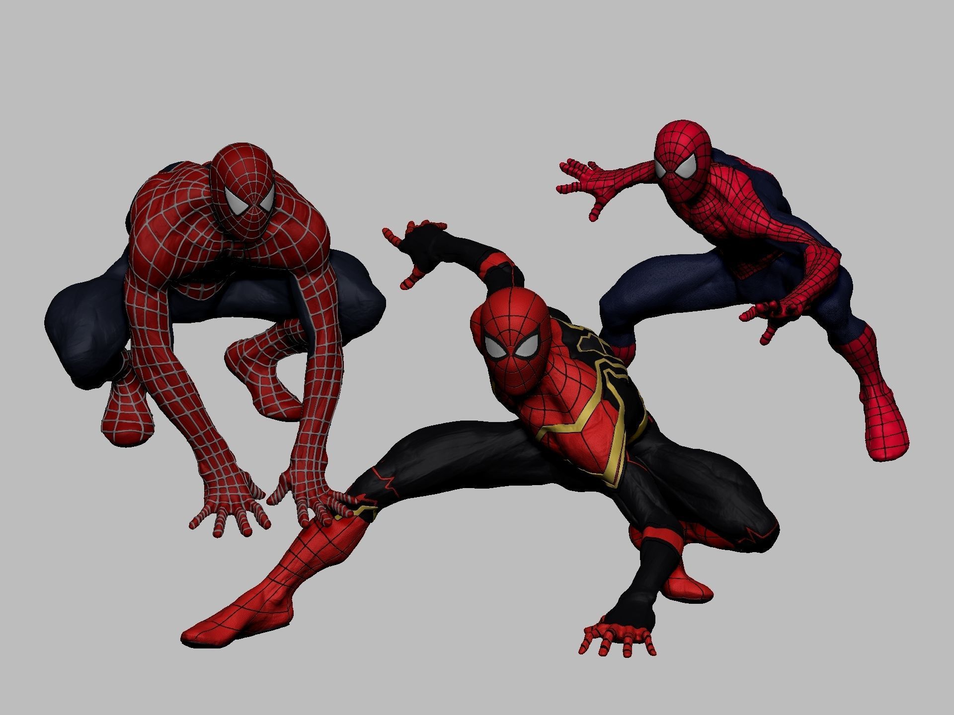 Spider-man diorama 3D print model_1