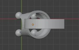 G Initial with Crown Pendant 3D print model_2