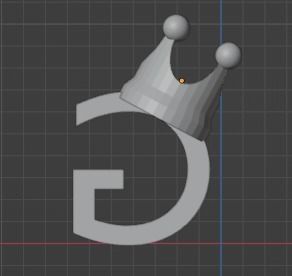 G Initial with Crown Pendant 3D print model_1
