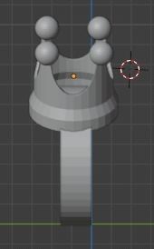 G Initial with Crown Pendant 3D print model_4