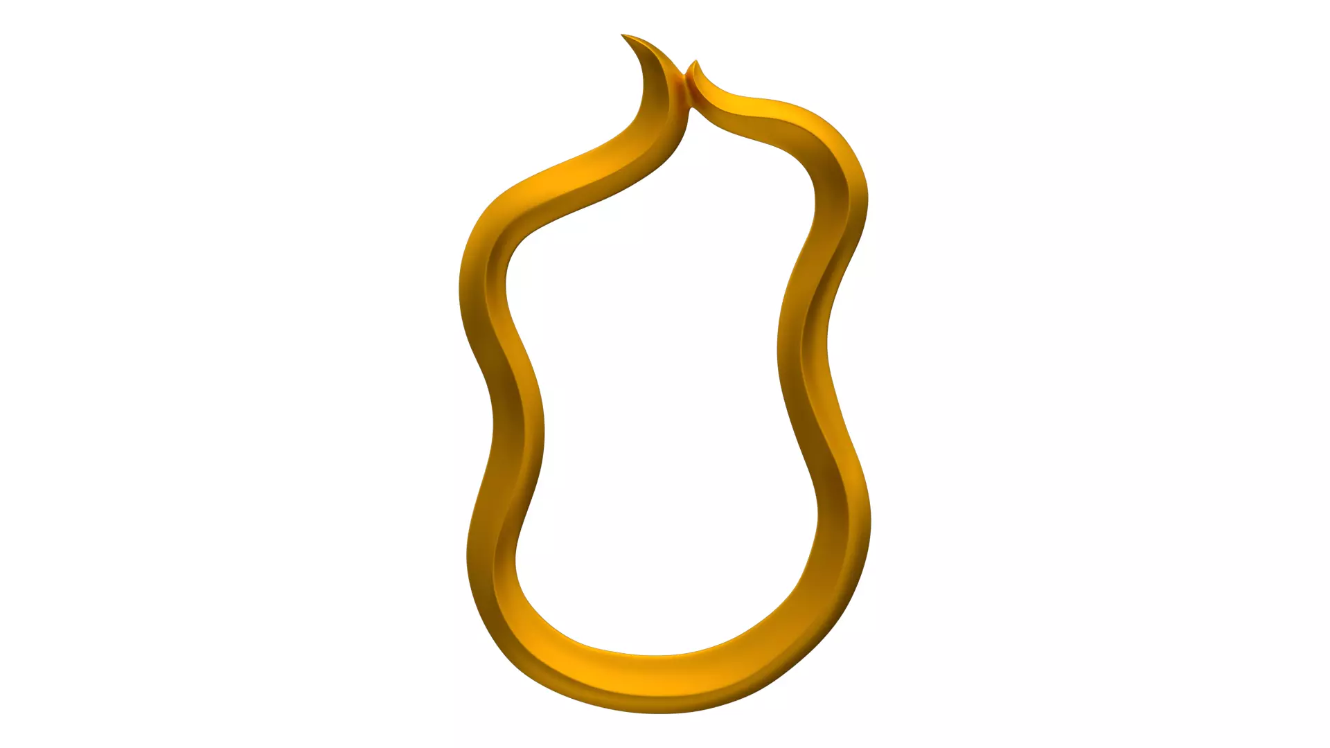 frame golden ring Free 3D model_0