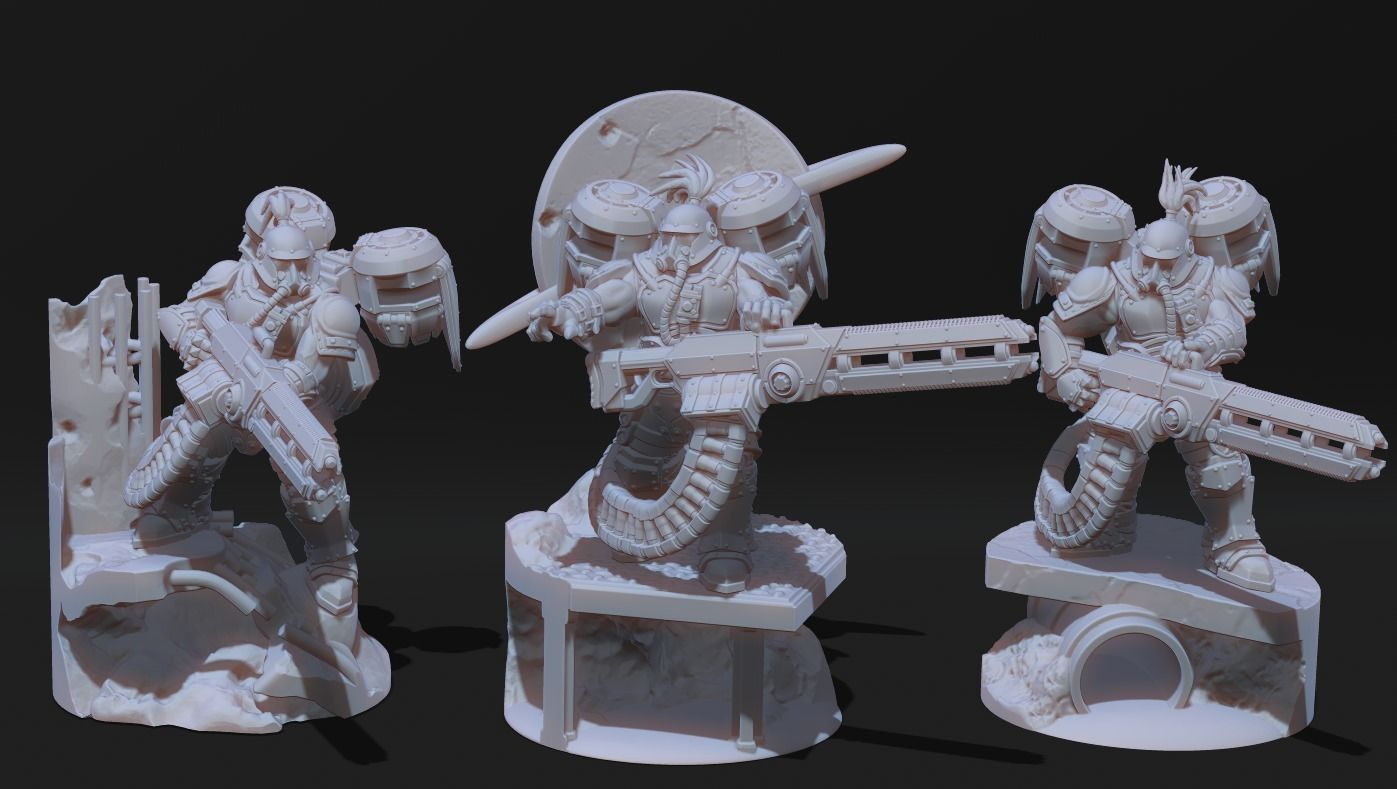 Tempest Legion - MK3 Aetos Squad 3D print model_5
