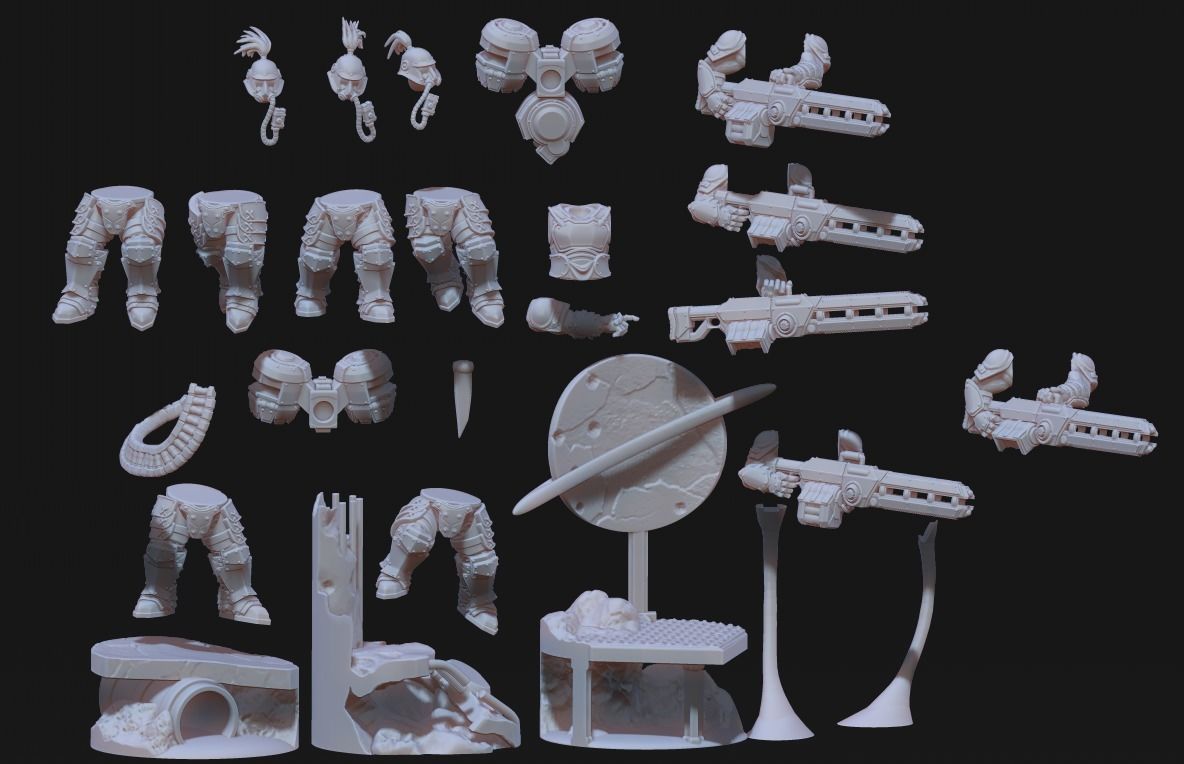 Tempest Legion - MK3 Aetos Squad 3D print model_2