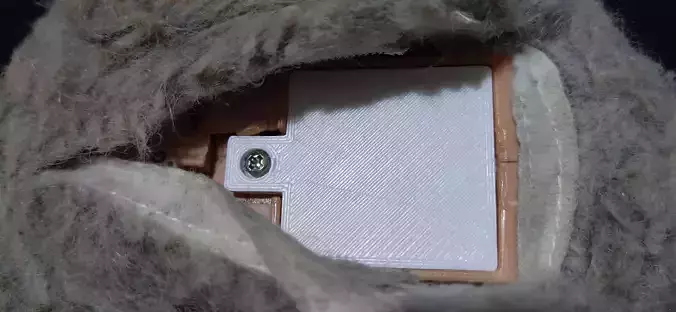 Furby Battery Cover 2005 3D print model