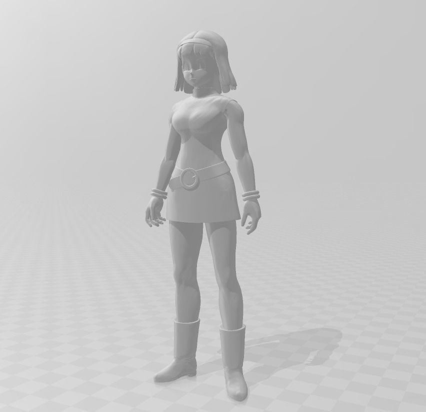 Videl Dragon Ball Super 3D Model 3D print model_1