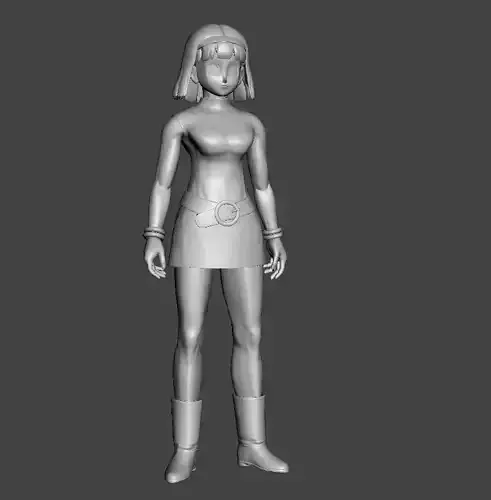 Videl Dragon Ball Super 3D Model 3D print model