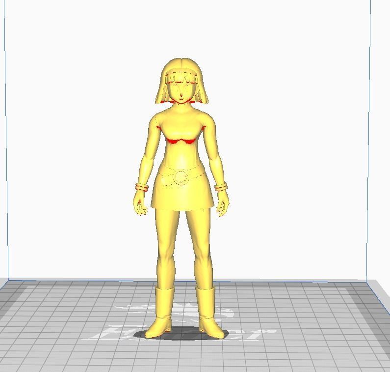 Videl Dragon Ball Super 3D Model 3D print model_2