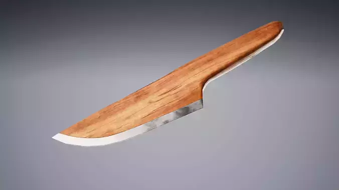 Wooden Knife 001 - Light