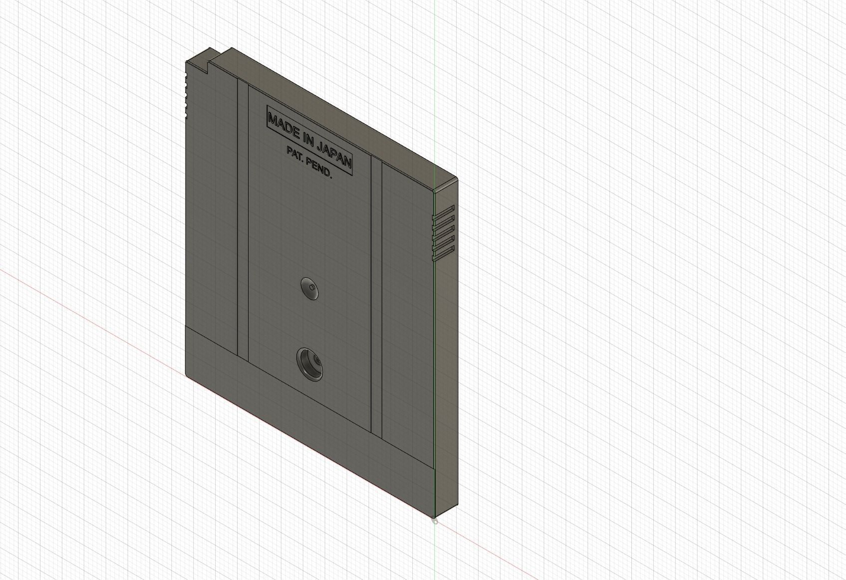 Gameboy Cartridge 3D print model_2