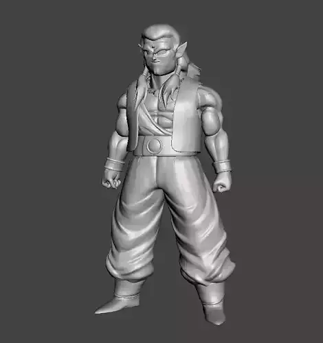 Sarta 3D Model dragon ball character
