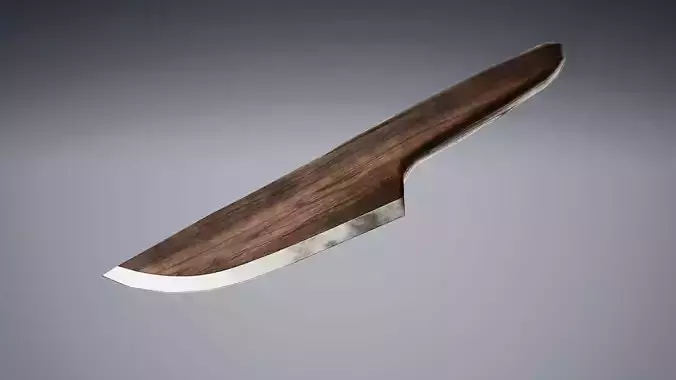 Wooden Knife 001 - Dark