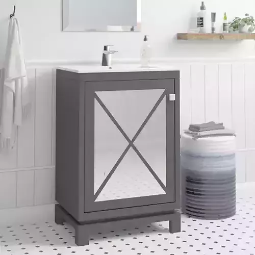 Ternes Single Vanity Set - 3 Colour 3D model