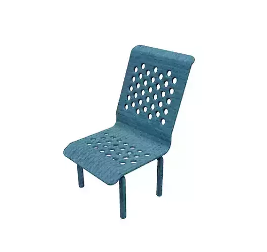 Marvelous Chair Low-poly 3D model