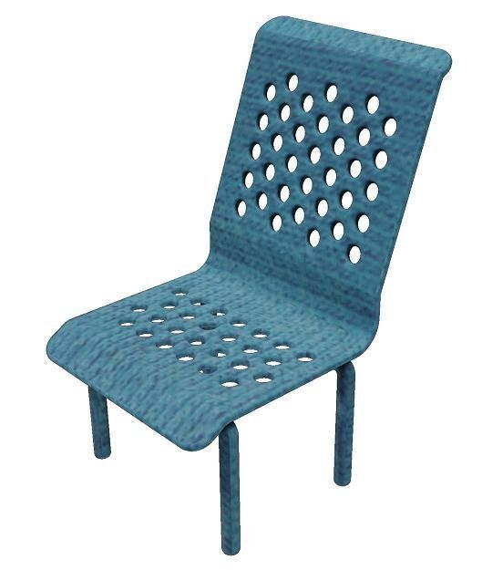 Marvelous Chair Low-poly 3D model_1