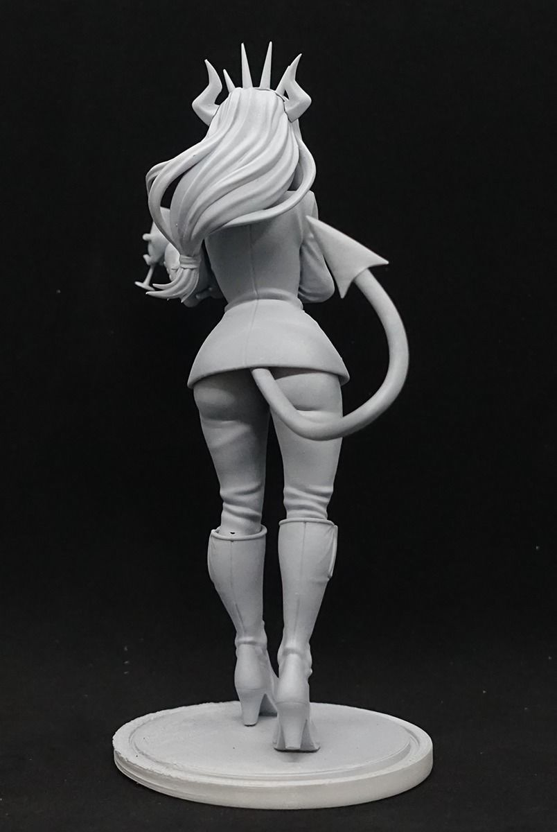 helltaker Lucifer suit apron 3D print model_6