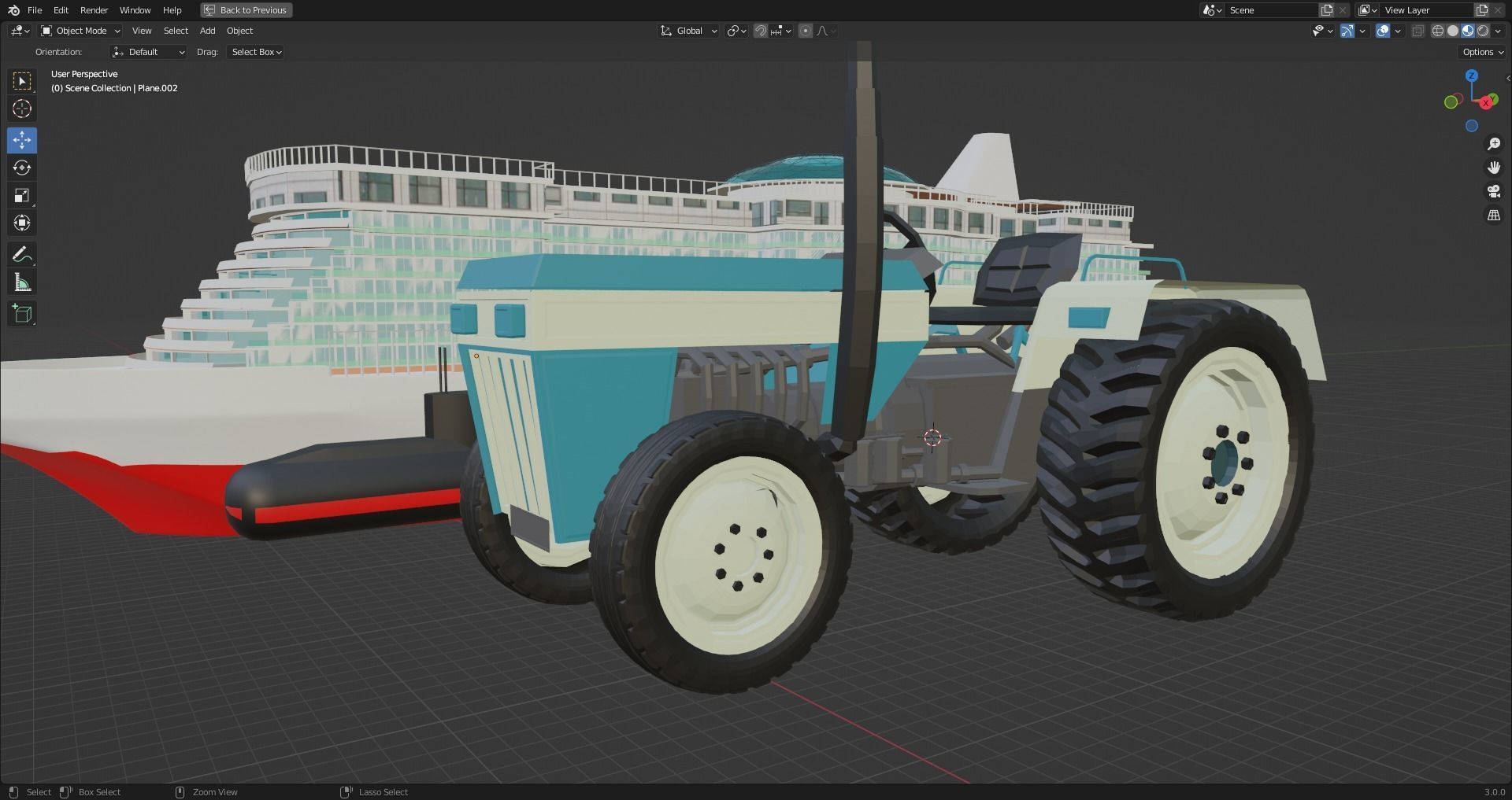 low poly vehicles asset pack  Low-poly 3D model_3