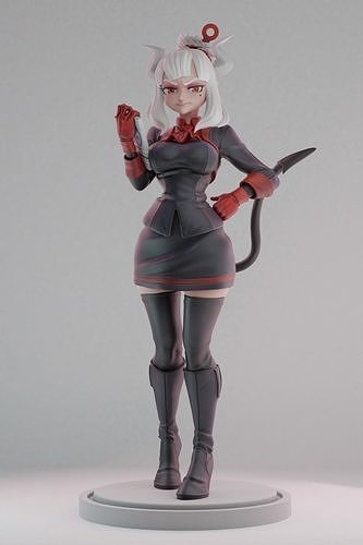 Helltaker Maid Lucifer 3D print model
