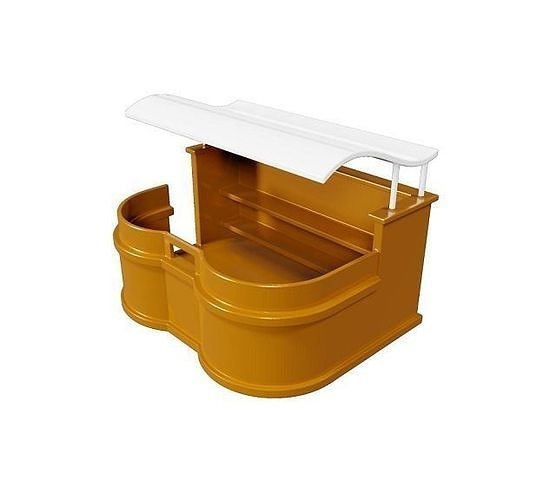 Spectacular Stall Low-poly 3D model