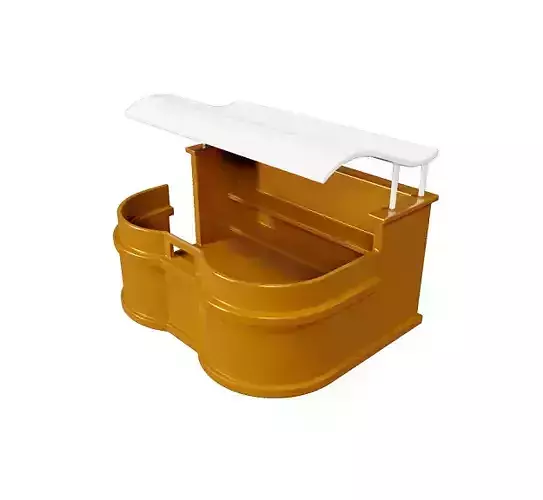 Spectacular Stall Low-poly 3D model