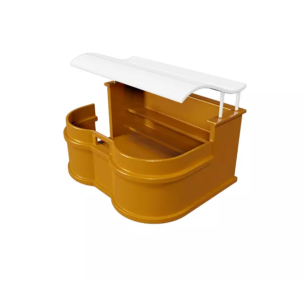 Spectacular Stall Low-poly 3D model_0