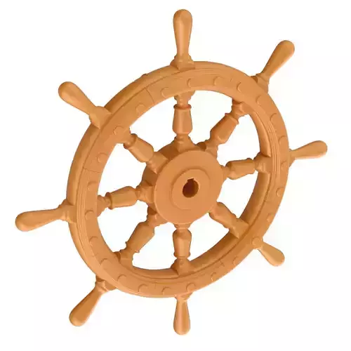 Printable Ship Wheel 3D print model