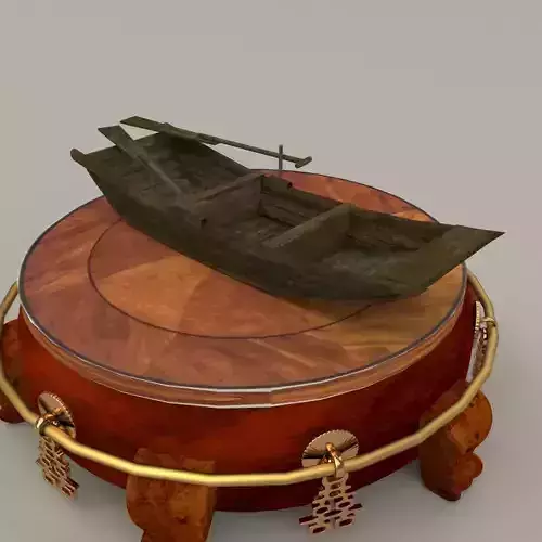 Chinese  wooden boat