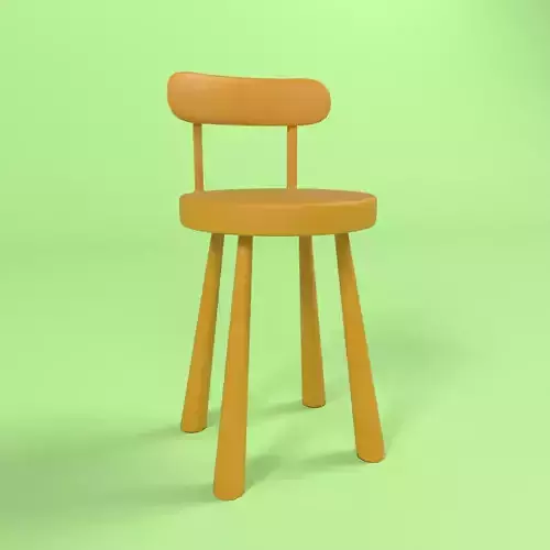 CARTOON CHAIR LOWPOLY