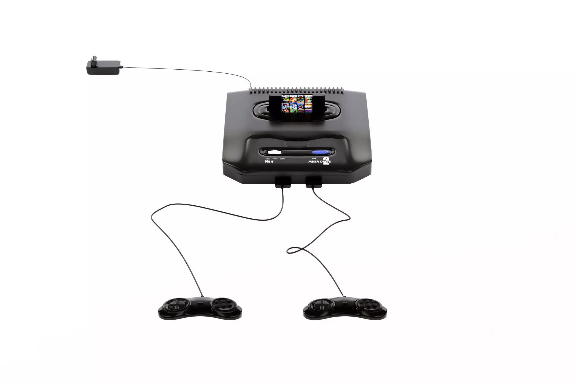 Sega mega drive 2 3D model_0
