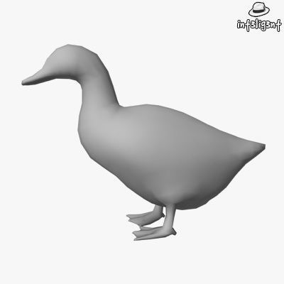 Farm Animals Low-poly 3D model_10