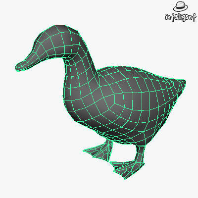 Farm Animals Low-poly 3D model_11