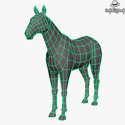 Farm Animals Low-poly 3D model_23