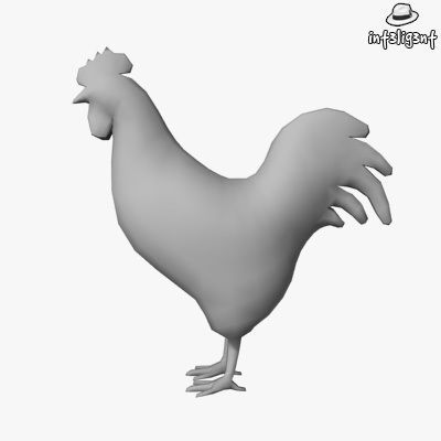 Farm Animals Low-poly 3D model_28