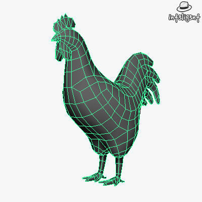 Farm Animals Low-poly 3D model_29