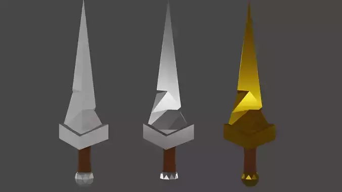 Free Dagger low-poly