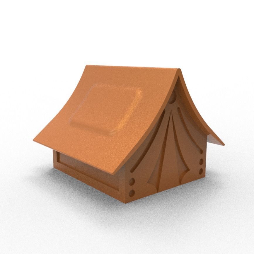 Camper Van Tow Ball Cover Cap Design 4 3D print model_1