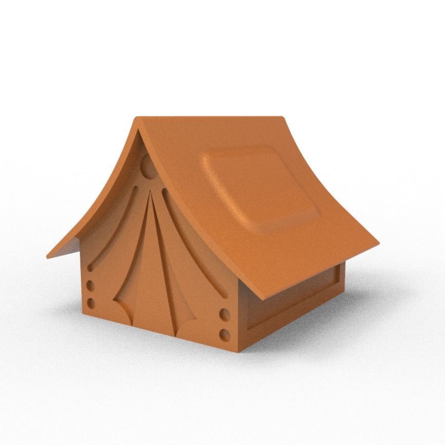 Camper Van Tow Ball Cover Cap Design 4 3D print model_7