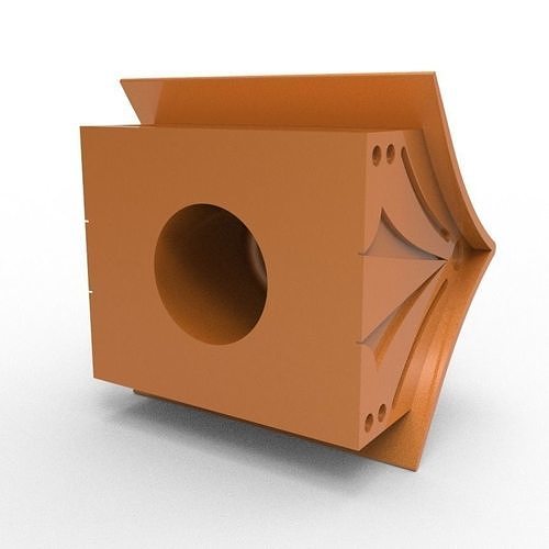 Camper Van Tow Ball Cover Cap Design 4 3D print model