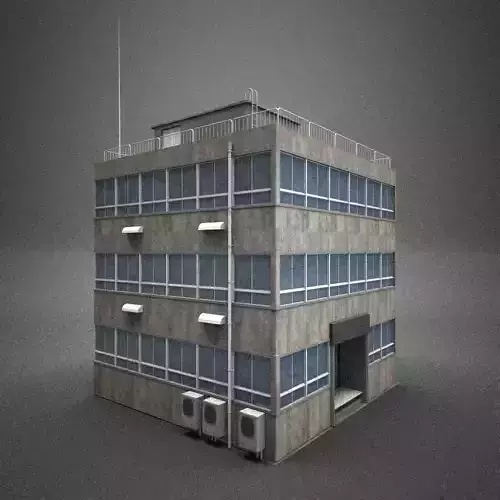 Japan building 15 model in Lightwave 3D
