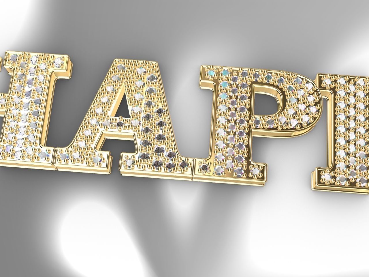 happy new year pendant stl file verified 3D print model_8