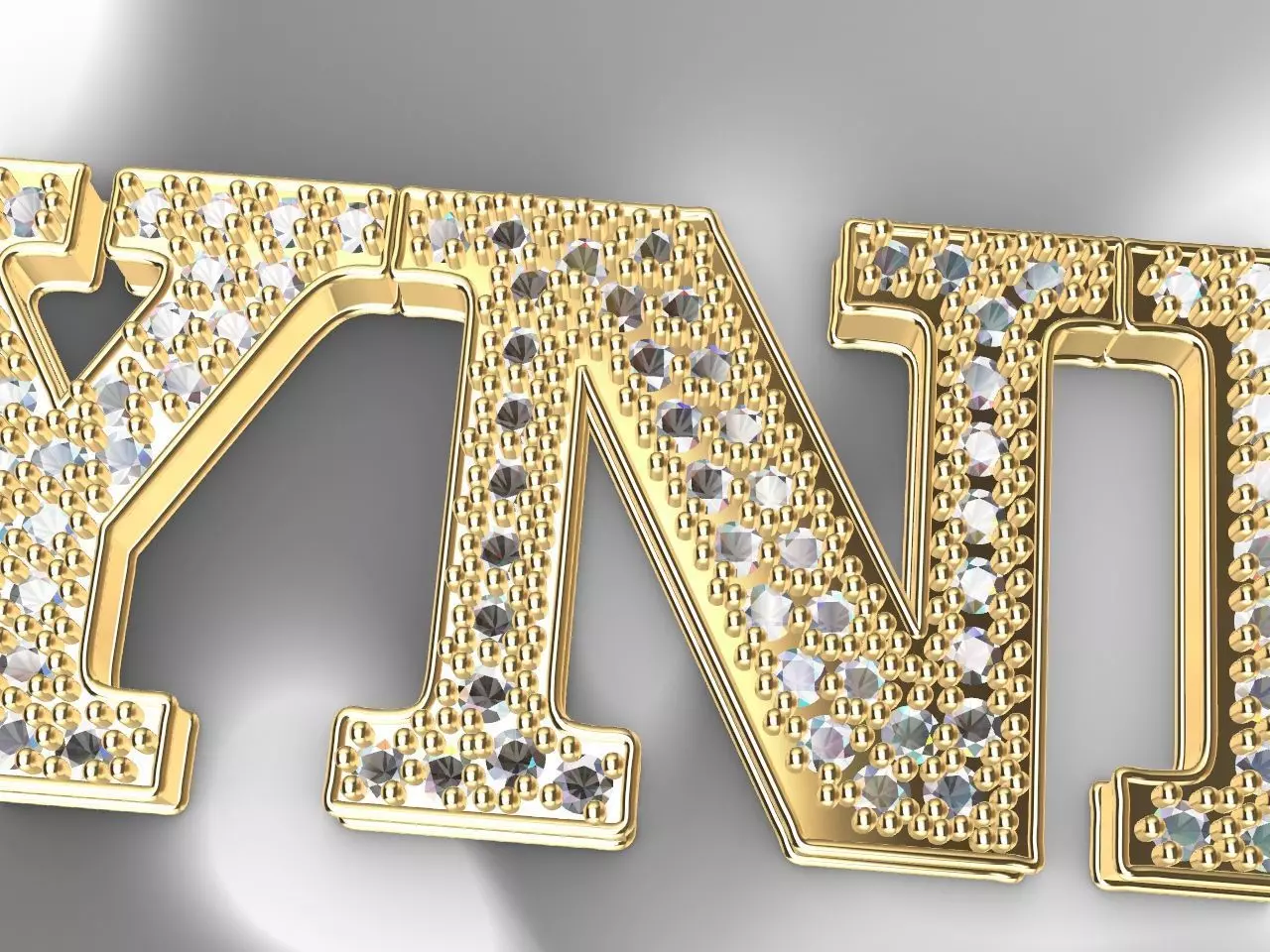 happy new year pendant stl file verified 3D print model_0