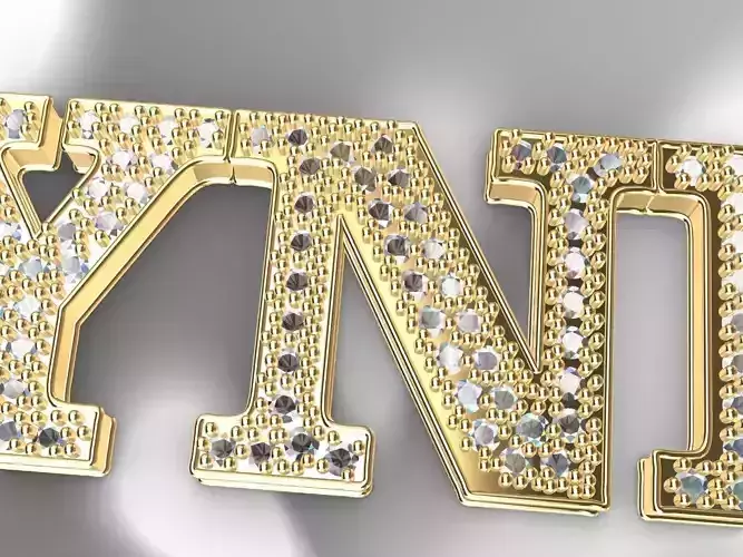 happy new year pendant stl file verified