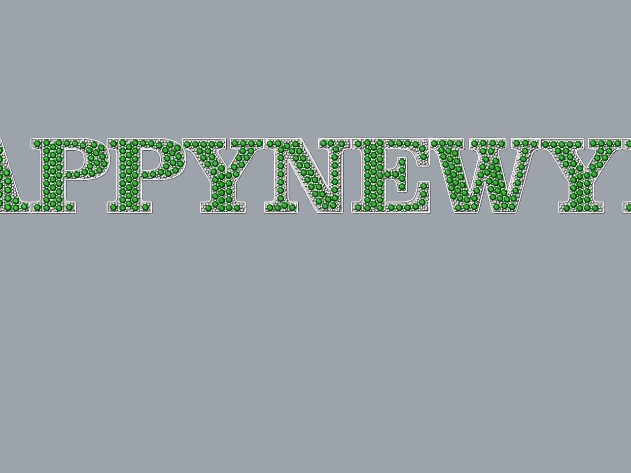 happy new year pendant stl file verified 3D print model_21