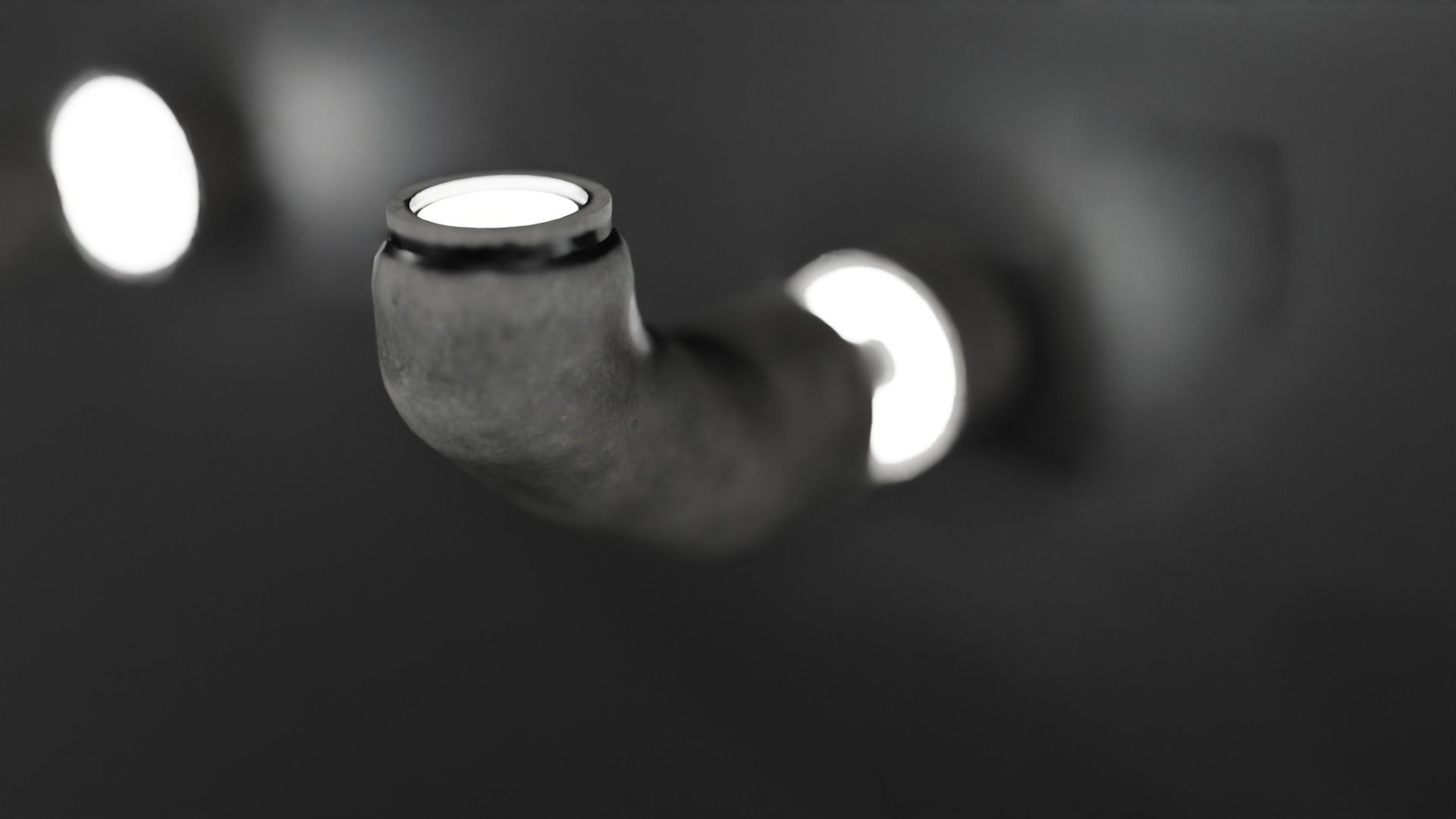 Bathroom sci-fi interior set  Low-poly 3D model_3