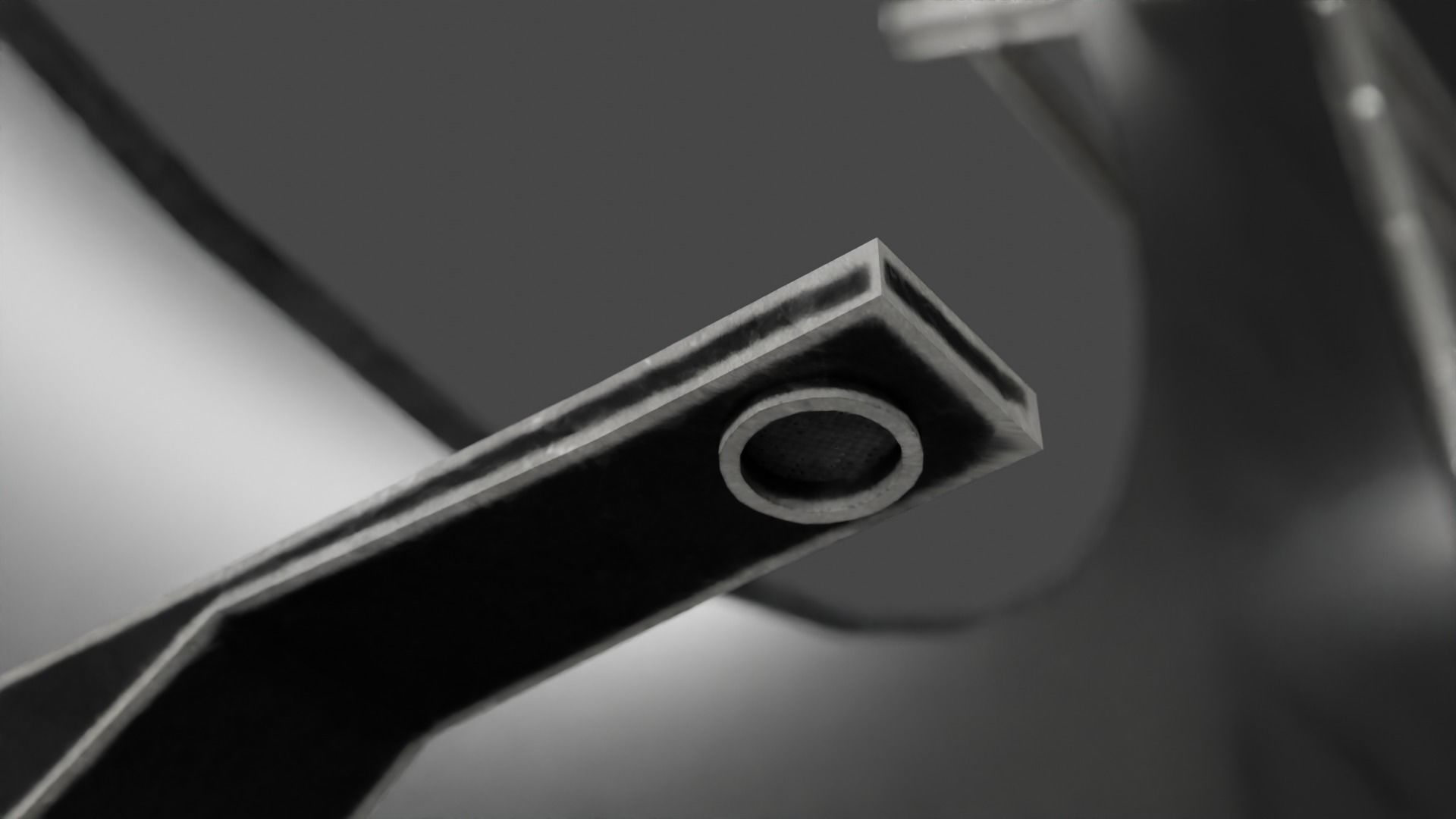 Bathroom sci-fi interior set  Low-poly 3D model_14